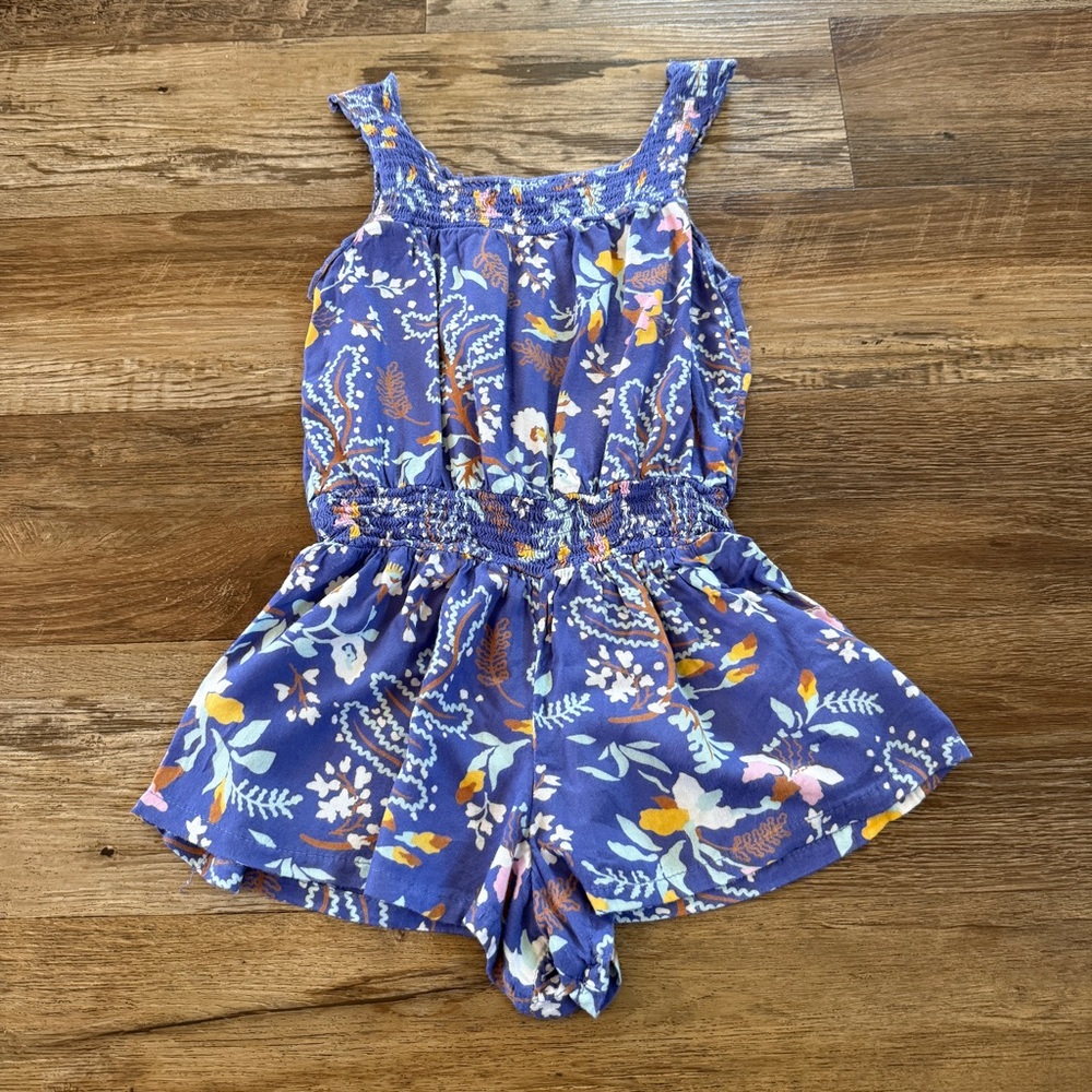 Roxy girl Floral summer beach Kids Romper 6